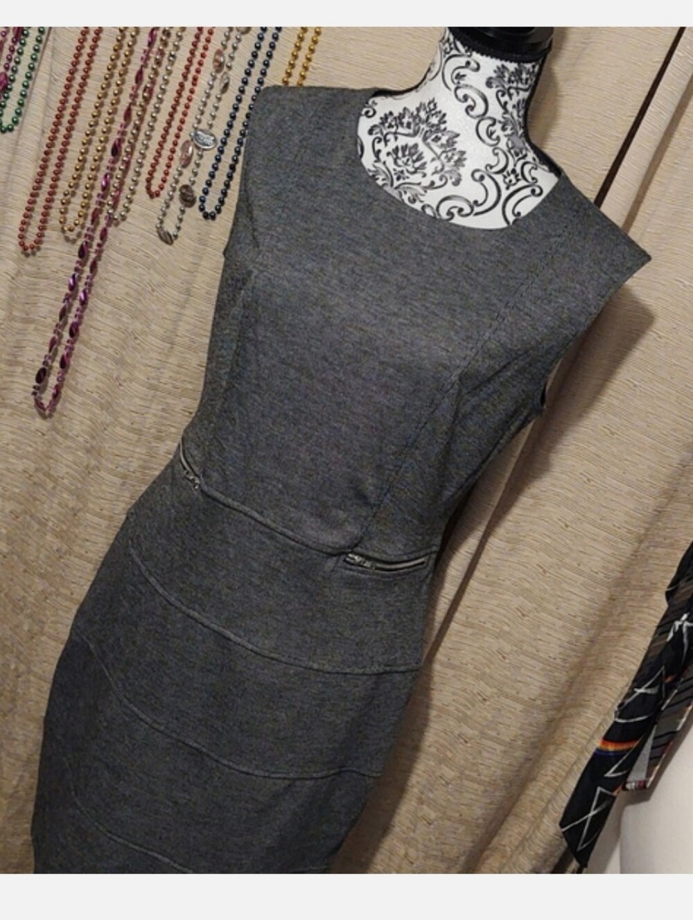 Enfocus Studio Charcoal Bandage Mini Dress Size 10